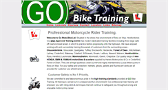 Desktop Screenshot of gobiketraining.com